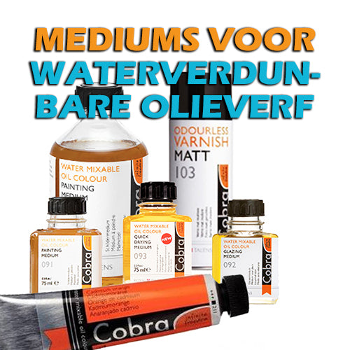 Aan de slag met Cobra's olieverf mediums