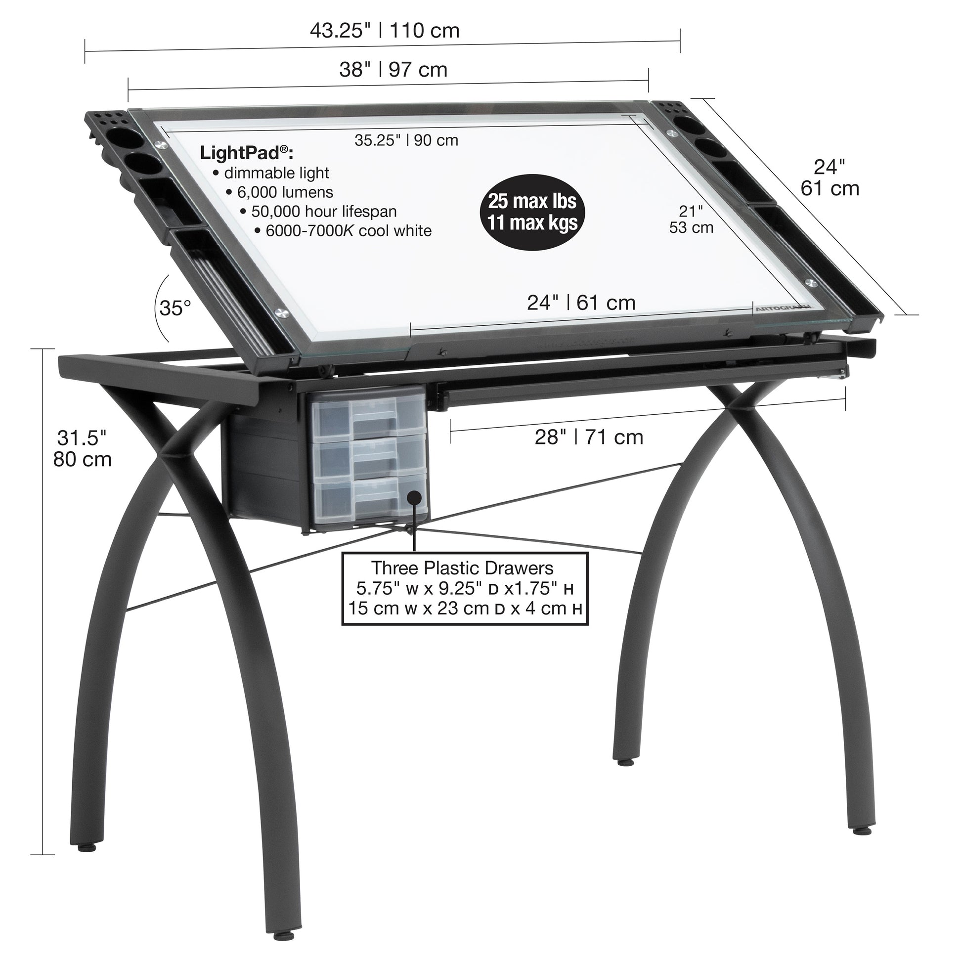 Futura Lichttafel SD10064 Studio Designs