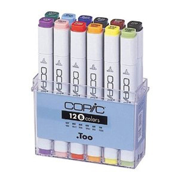 Copic markers Basis 12 kleuren Set