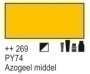 269 Azogeel Middel 1 liter Acryl 1000ml  pot Amsterdam