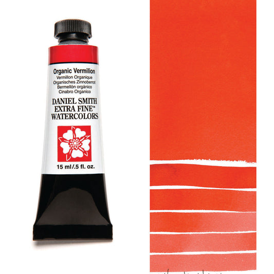 Organic Vermilion Serie 2 Watercolor 15 ml. Daniel Smith