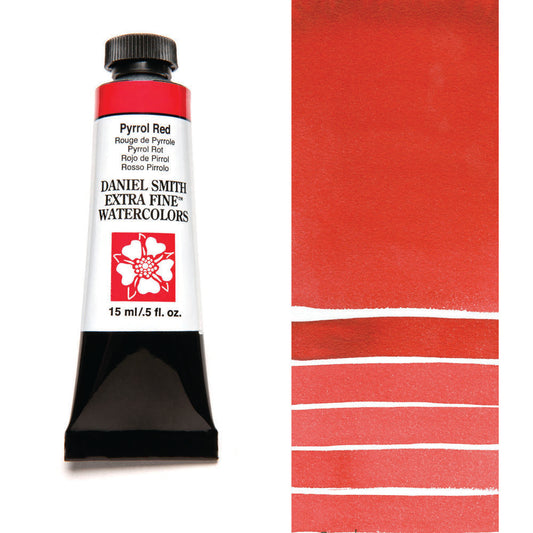 Pyrrol Red Serie 3 Watercolor 15 ml. Daniel Smith