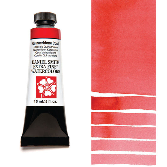 Quinacridone Coral Serie 2 Watercolor 15 ml. Daniel Smith