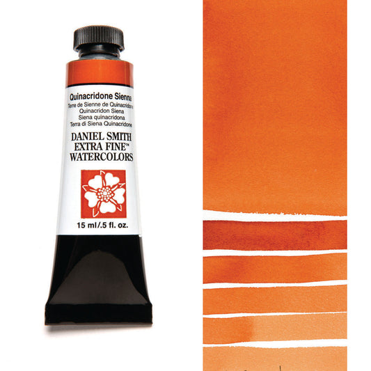 Quinacridone Sienna Serie 2 Watercolor 15 ml. Daniel Smith