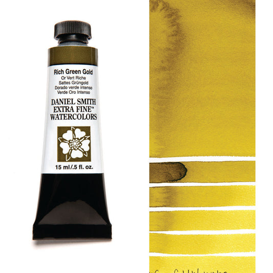 Rich Green Gold Serie 2 Watercolor 15 ml. Daniel Smith