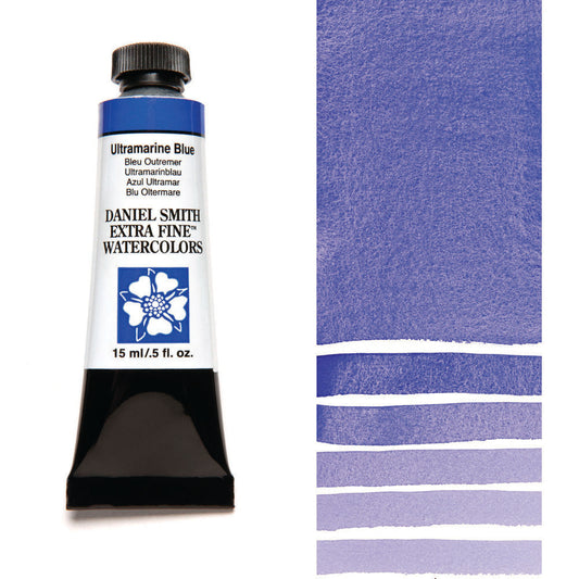 Ultramarine Blue Serie 1 Watercolor 15 ml. Daniel Smith