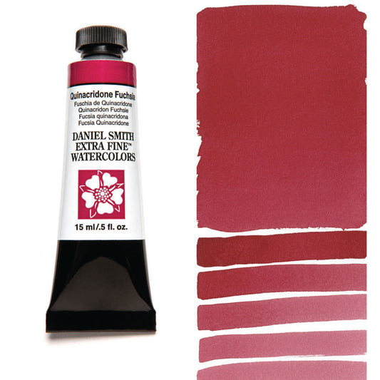 Quinacridone Fuchsia Serie 2 Watercolor 15 ml. Daniel Smith