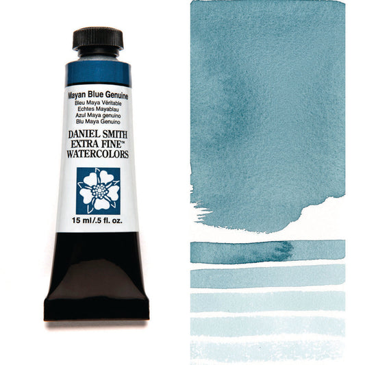 Mayan Blue Genuine Serie 3 Watercolor 15 ml. PrimaTek Daniel Smith