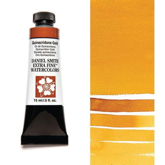 Quinacridone Gold Serie 2 Watercolor 15 ml. Daniel Smith