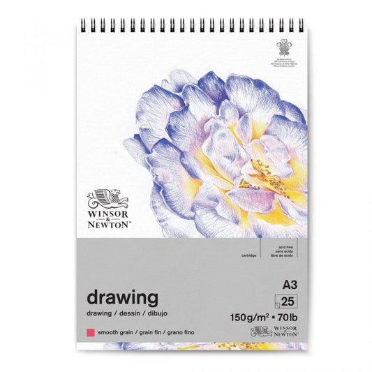 A3 Medium Surface 150 gr. Tekenblok Spiraal 25 vel Winsor & Newton