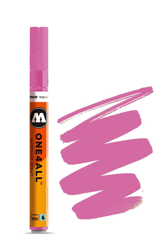 127HS 2mm FUCHSIA PINK Acrylmarker Molotow One4All