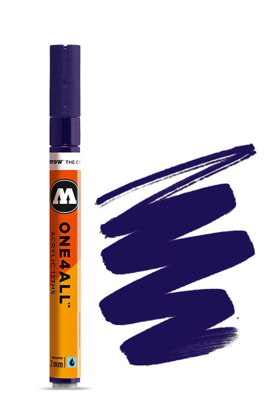 127HS 2mm VIOLET DARK Acrylmarker Molotow One4All