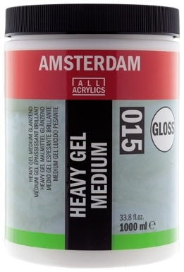 Heavy Gel Glanzend Medium  015  1000ml Amsterdam