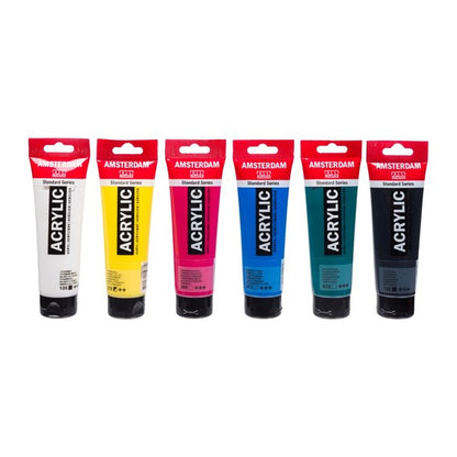 Amsterdam Acrylverf Classroom Set 6 x 120 ml