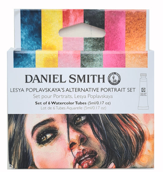 Lesya Poplavskaya's Master Set Artist Watercolor Daniel Smith set 6 tubes 5ml