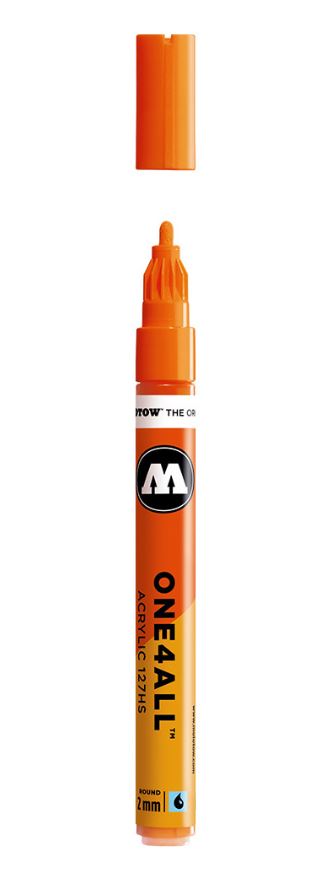 DARE ORANGE 127HS 2mm Acrylmarker Molotow One4All