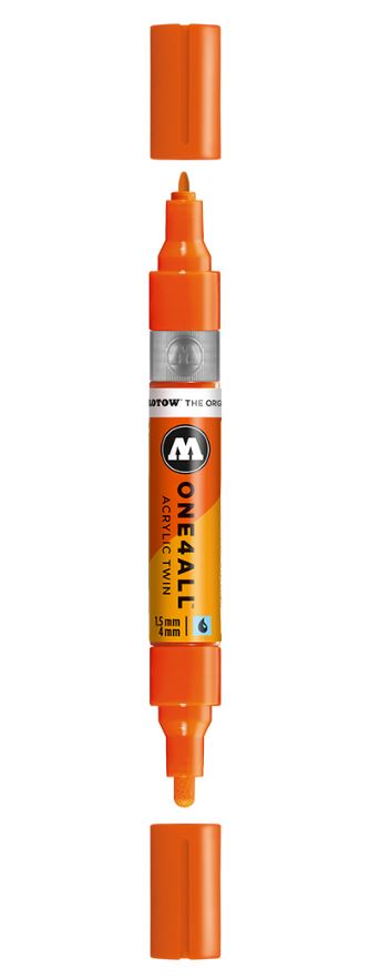 Dare Orange Twin Marker One4All Molotow