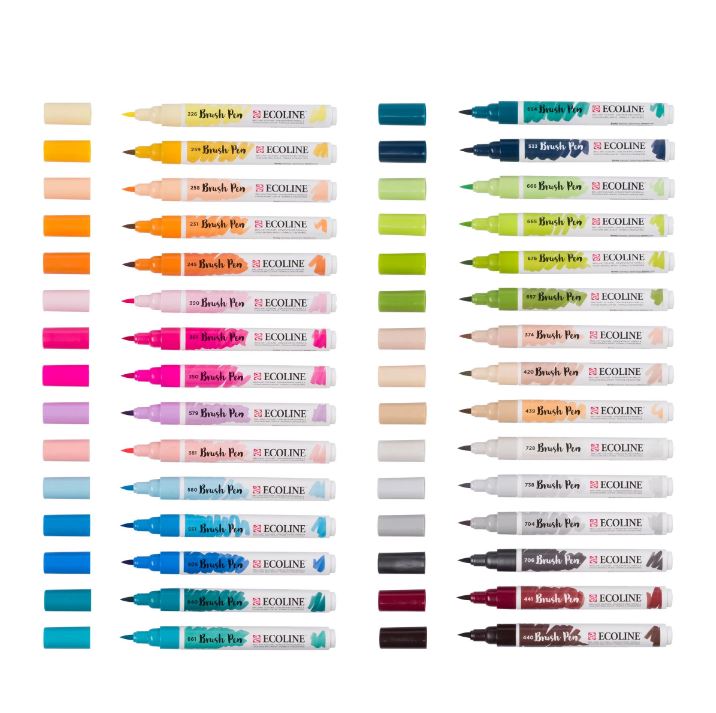 Ecoline Brushpen set 30 additional