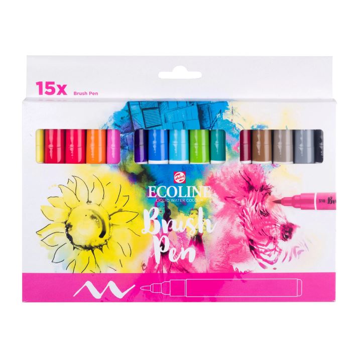 Ecoline Brushpen set 15