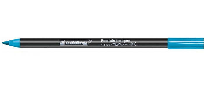 Porseleinstift 4200 Lichtblauw 010 ronde punt 1-4 mm Edding