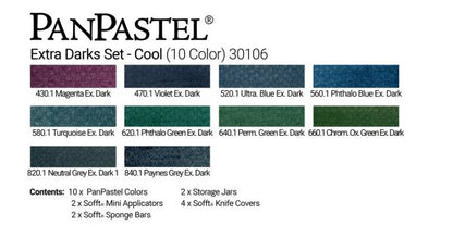 Extra Darks Cold Set PanPastel (10)