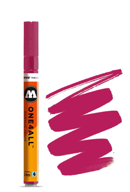 127HS 2mm MAGENTA Acrylmarker Molotow One4All