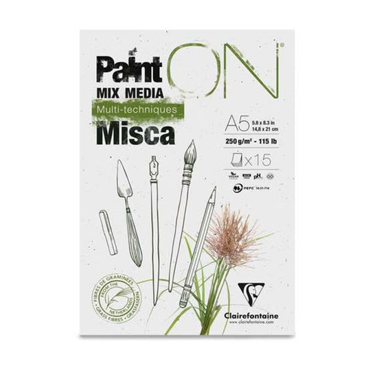 Paint-On Misca A5 15 vel Recycled 250 gr Clairefontaine