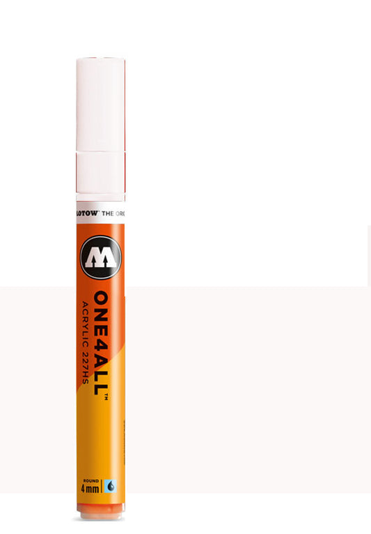 227HS 4mm SIGNAL WHITEMolotow One4All Acryl Marker