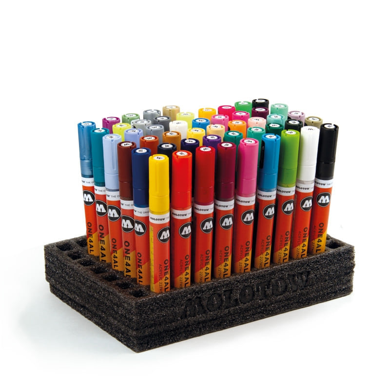 227HS Display Set 4mm (50x) Molotow One4All Acryl Marker