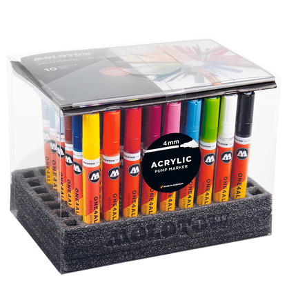 227HS Display Set 4mm (50x) Molotow One4All Acryl Marker
