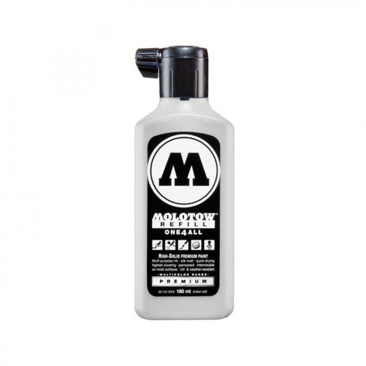 Acrylic Refill 180ml SIGNAL WHITE Molotow One4All