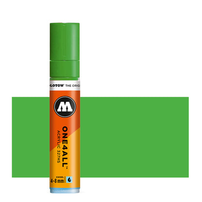 Kacao77 Green 327HS 4-8mm Molotow One4All Acryl Marker