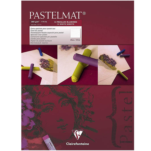 Pastelmat No. 3 (Wit) 360gr 24x30 Clairefontaine Gekleurd Pastelpapier