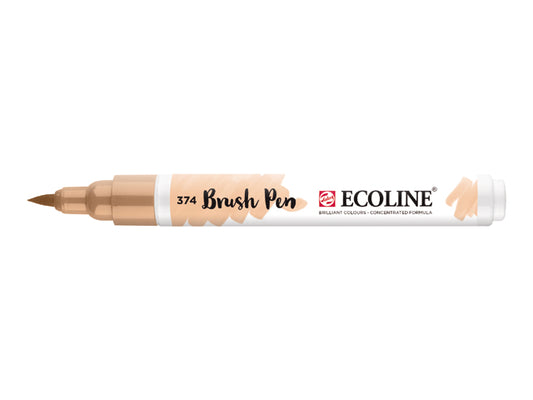 Ecoline Brushpen 374 Roze Beige