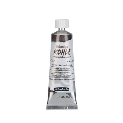 Liquid Charcoal - Peach Stone Black 35ml Vloeibare Houtskool Schmincke