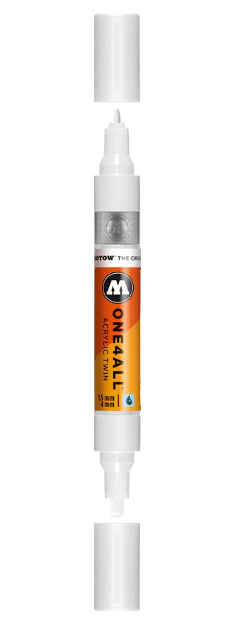 Signal White Twin Marker One4All Molotow