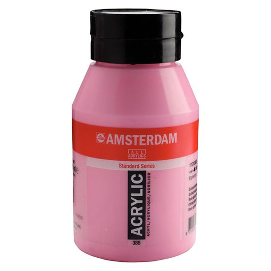 385 Quinacridone rose Licht 1 liter Acryl 1000ml  pot Amsterdam