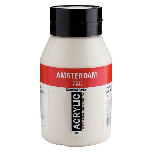 290 Titaanbuff Donker 1 liter Acryl 1000ml  pot Amsterdam