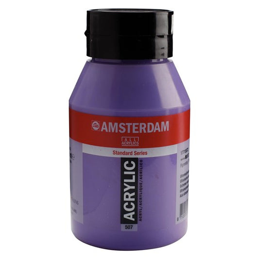 507 Ultramarijn violet 1 liter Acryl 1000ml  pot Amsterdam