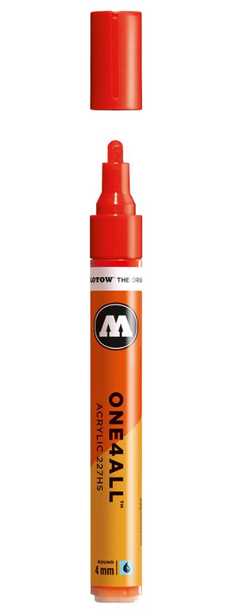 TRAFFIC RED 227HS 4mm Molotow One4All Acryl Marker