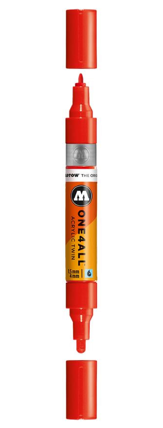 Traffic Red Twin Marker One4All Molotow