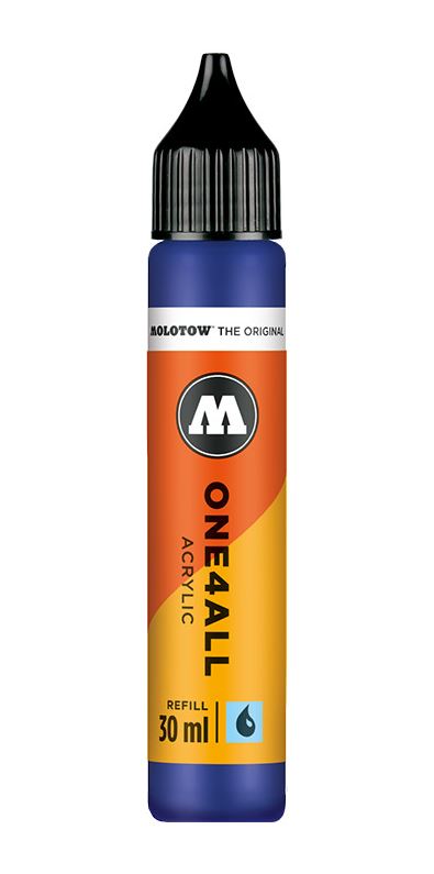 ULTRAMARINE Acryl Inkt Refill 30ml Molotow One4All Acrylic