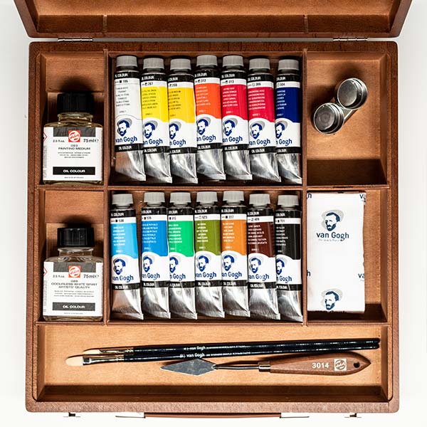 Olieverf Inspiration Box 14 Tubes 40 ml + Accessoires Van Gogh