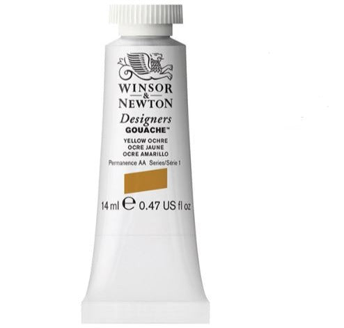 YELLOW OCHRE 744 14 ml. S1 Designers Gouache Winsor & Newton