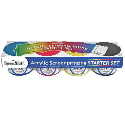 Zeefdruk acryl inkt Starter set 4x118ml