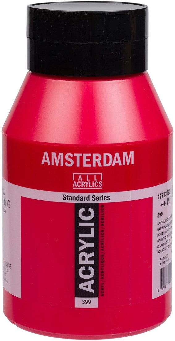 399 Naftolrood Donker 1 liter Acryl 1000ml  pot Amsterdam