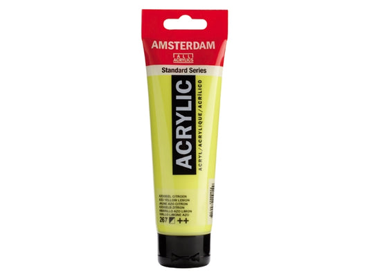 267 Azogeel Citroen 120 ml Tube Acrylverf Amsterdam