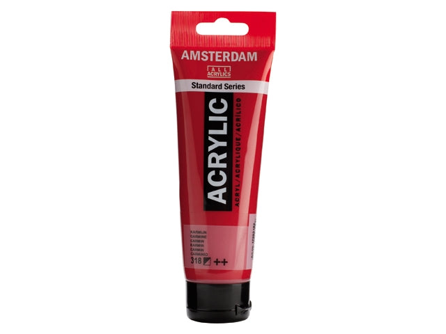 318 Karmijn 120 ml Tube Acrylverf Amsterdam