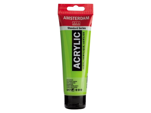 617 Geelgroen 120 ml Tube Acrylverf Amsterdam