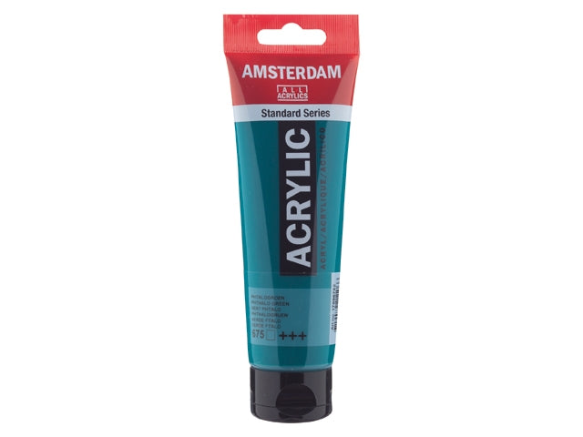 675 Phtalogroen 120 ml Tube Acrylverf Amsterdam